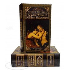  William Shakespeare Secret Storage Book Box Stash Box  Faux Leather Over Wood 802126175170  163194296742